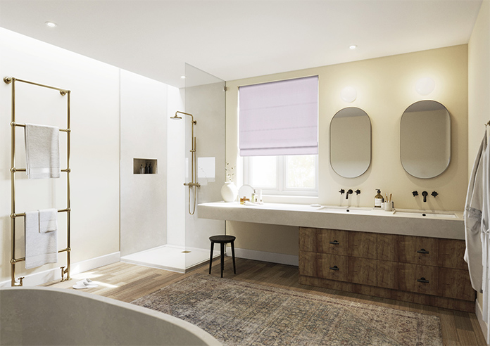 Windermere, Mauve - Roman Blind - Image 6